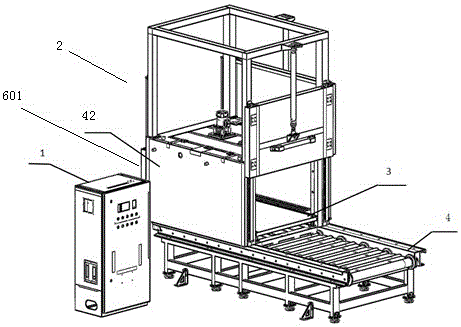 Automatic heat treatment device used for polylactide die