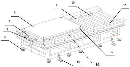 Automatic heat treatment device used for polylactide die