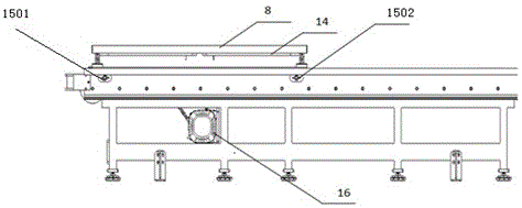 Automatic heat treatment device used for polylactide die