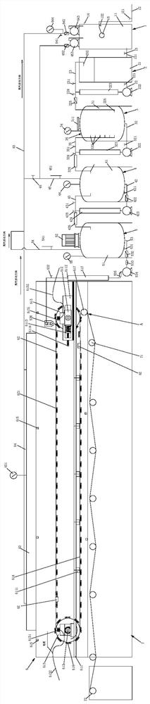 Production equipment for soluble material film, pipeline heater and film making method thereof