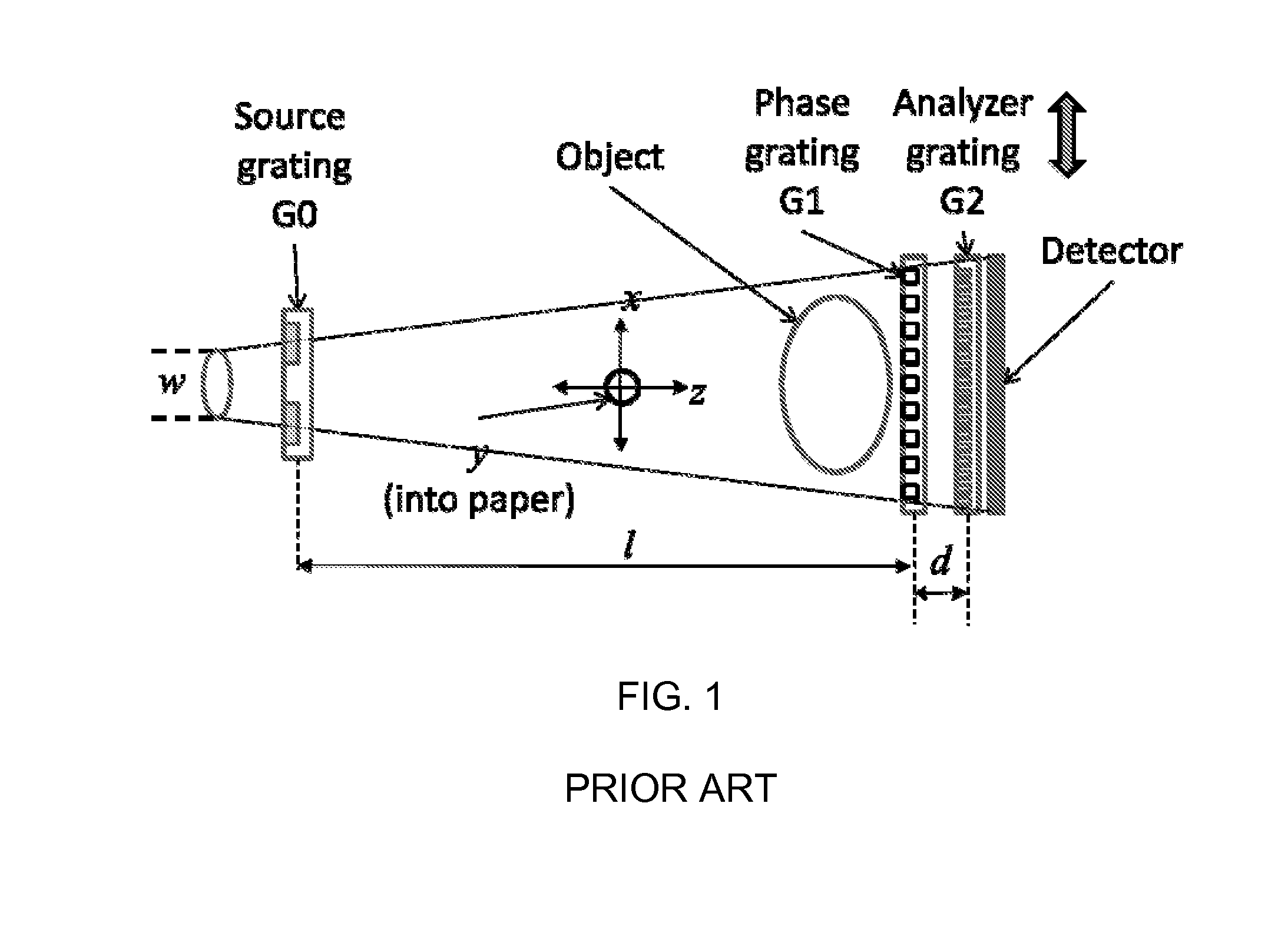 Apparatus and method for x-ray phase contrast imaging