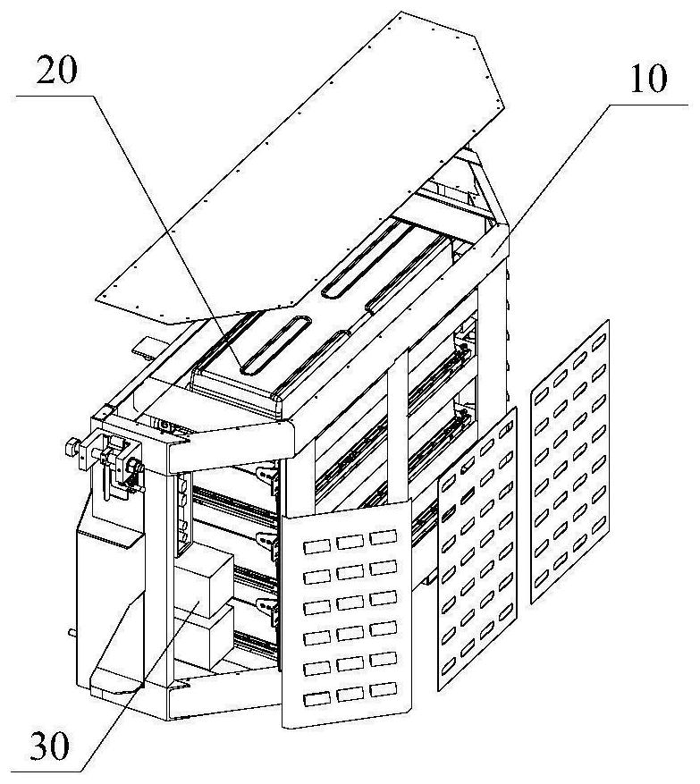 Backpack type lithium battery generator box and using method