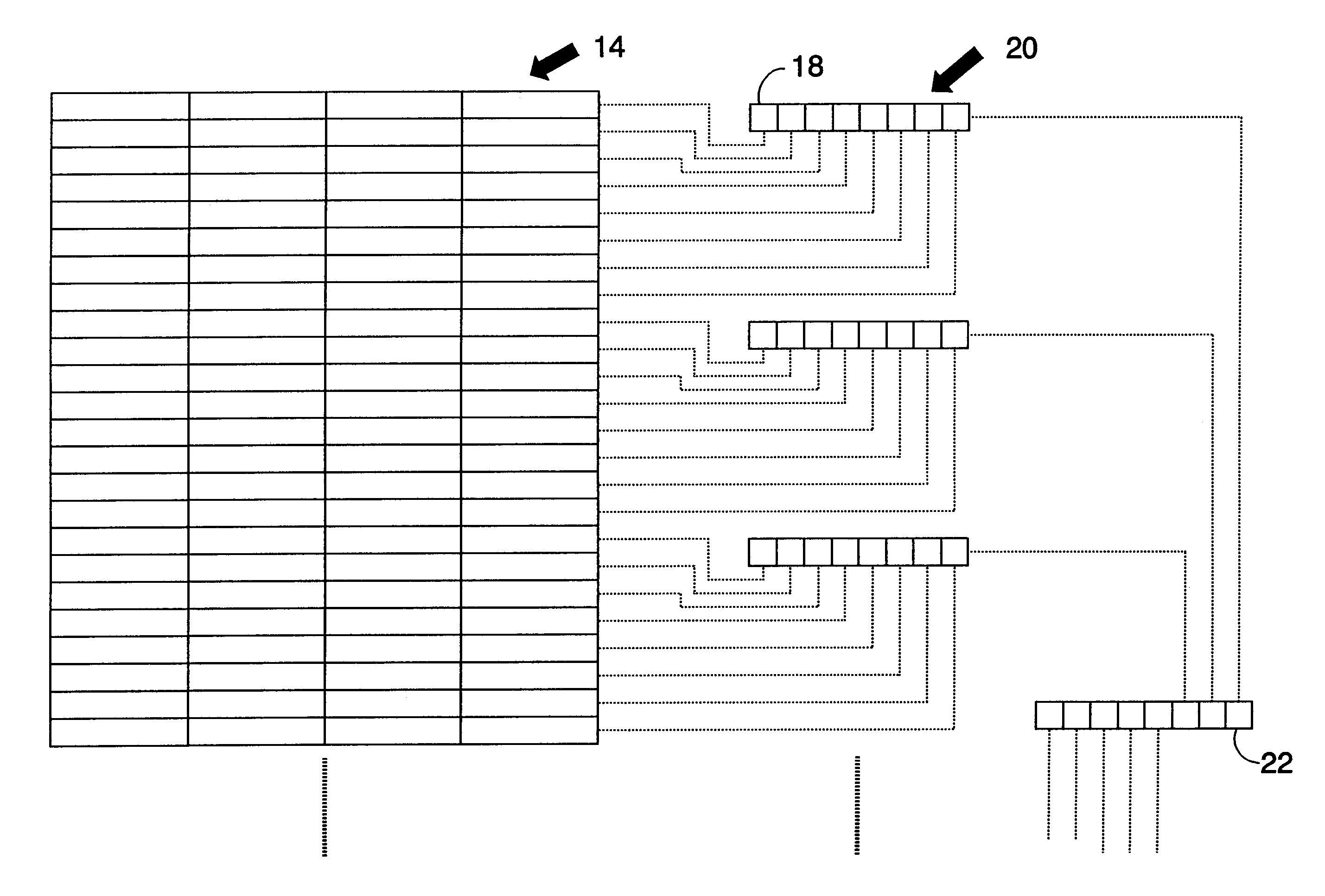 Status bits for cache memory