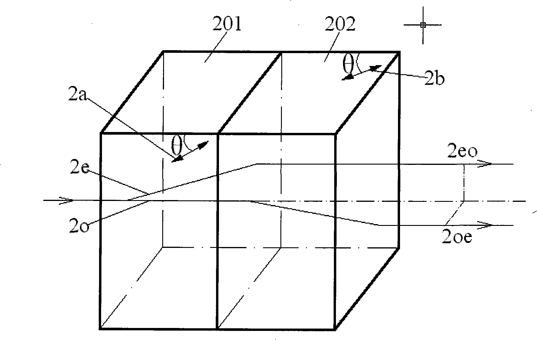 Spacing phase shifter used for synchronous phase shift interferometer