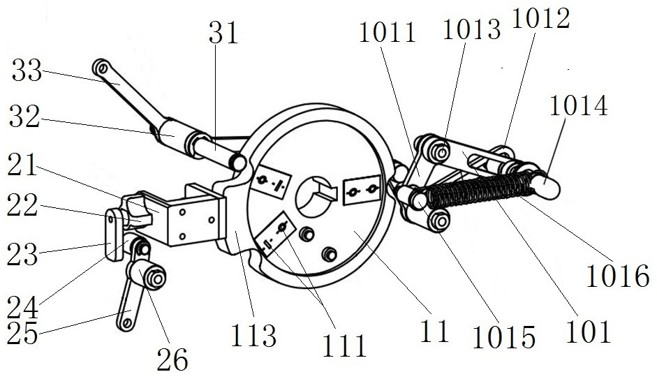 Three-station operating mechanism and switch cabinet