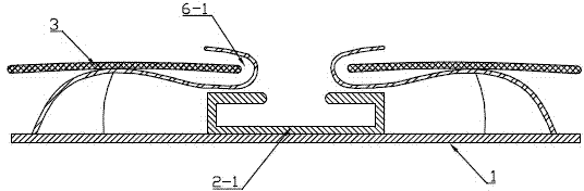 Zipper installation edge curler for sewing machine
