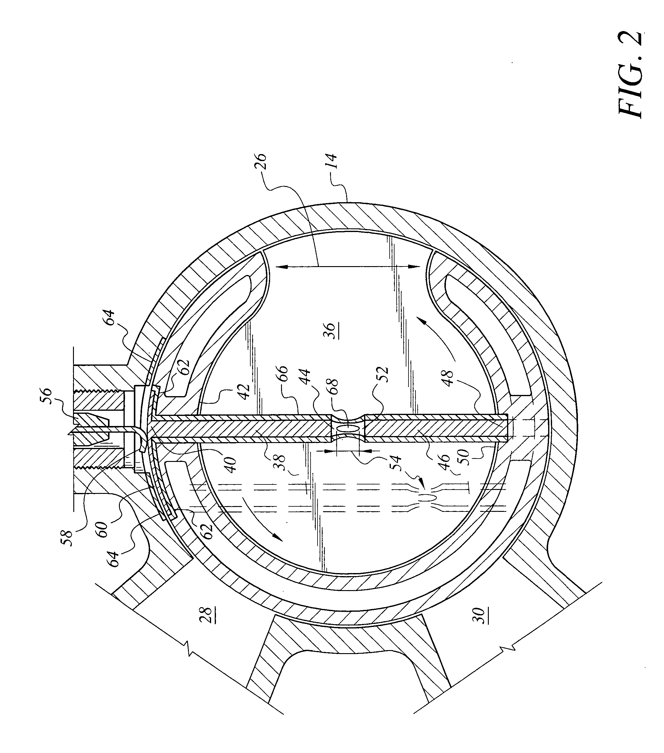 Centrally located ignition source in a combustion chamber