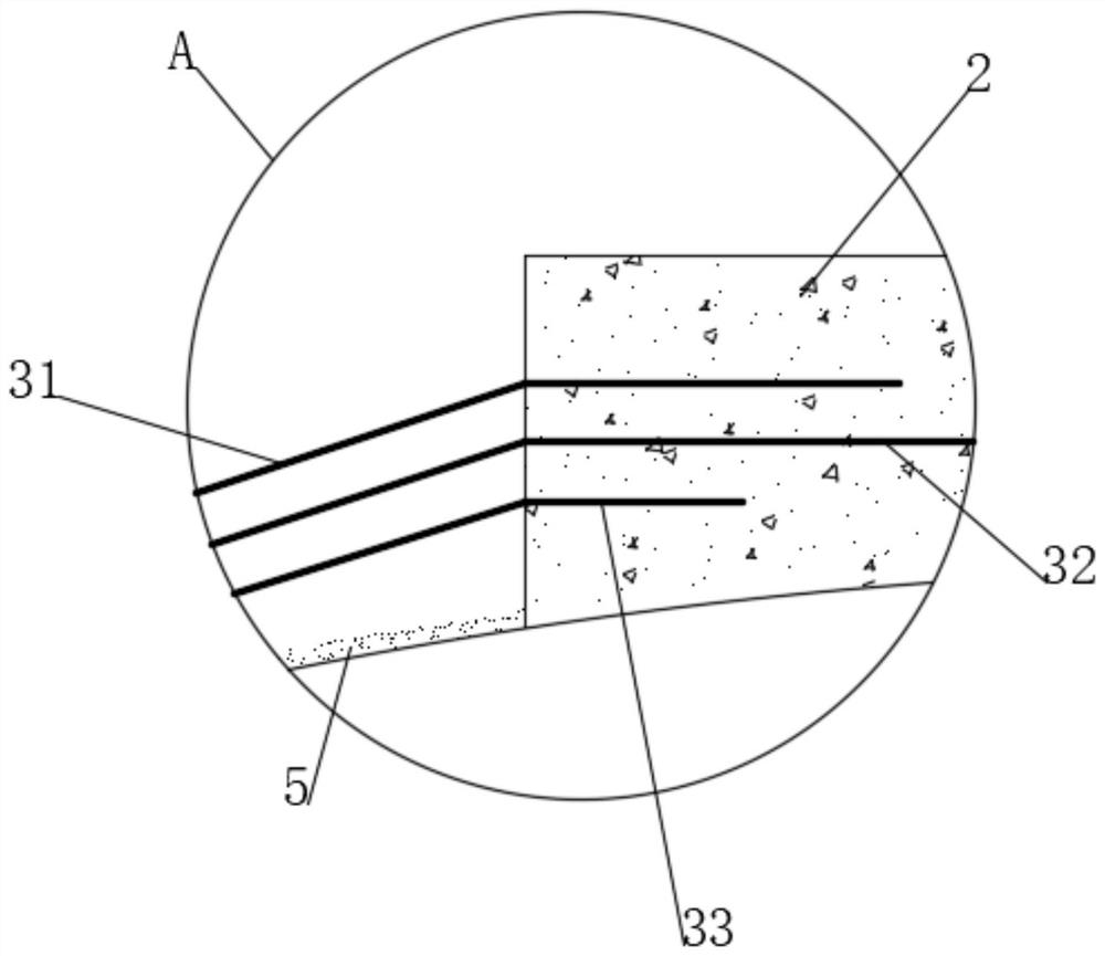 Self-hardening waterproof rubber sheath for ship wire