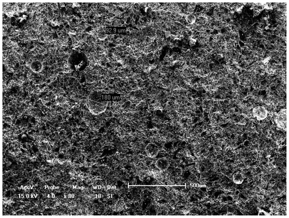 Silicon carbide reinforced silicon-based ceramic core and preparation method thereof