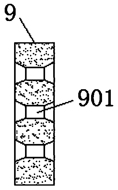 Printing and dyeing wastewater pollution prevention and treatment device