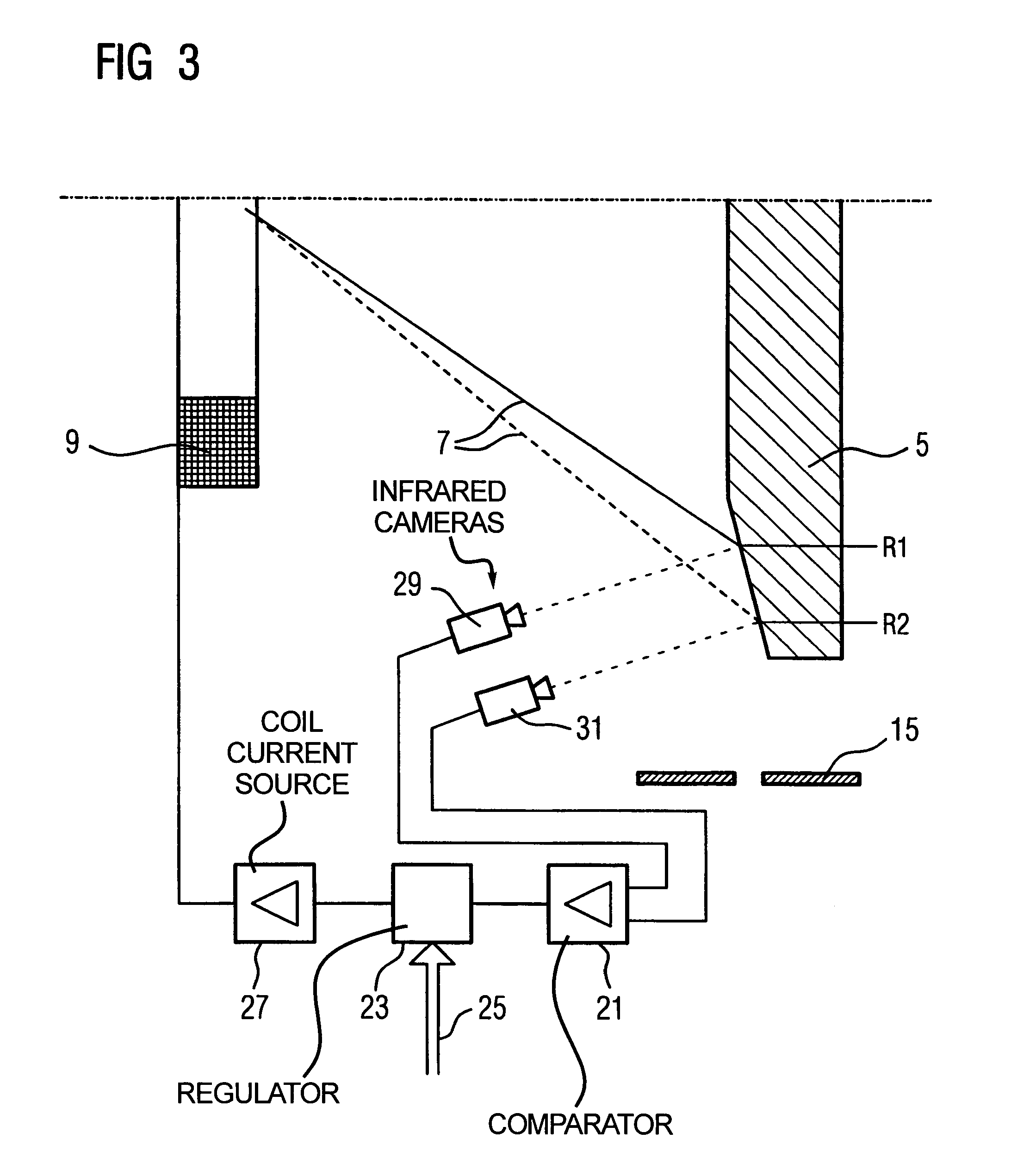 Method and device for setting the focal spot position of an X-ray tube by regulation