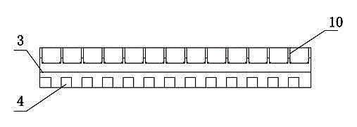 Layering reaction cup plate shelf