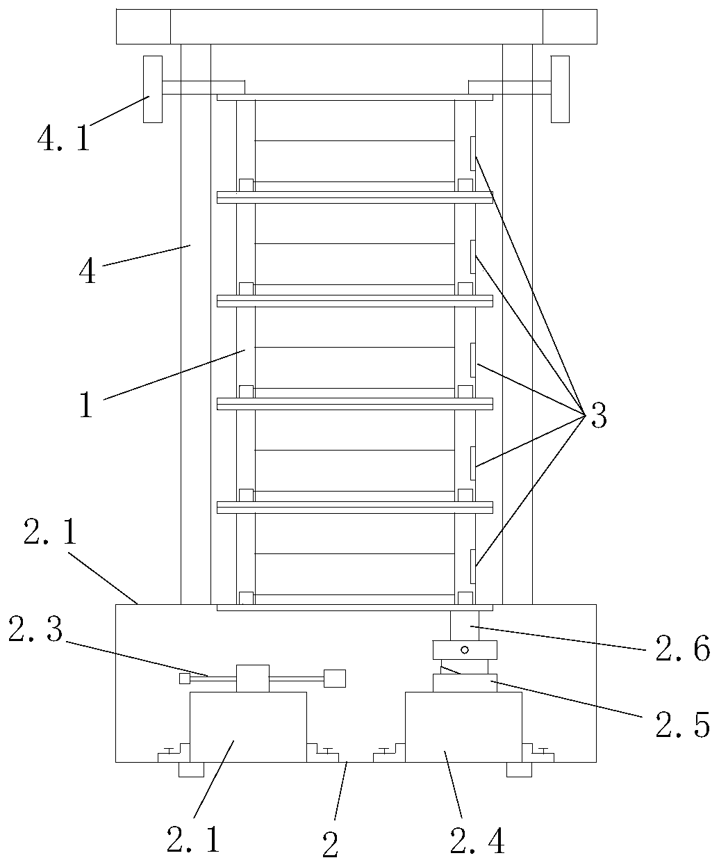 A vibrating sieve machine capable of displaying sieve residue and a method for measuring particle crushing