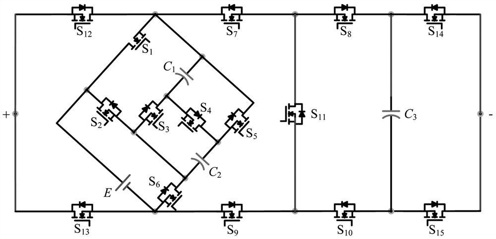 High-gain low-stress photovoltaic multi-level inverter and control method thereof