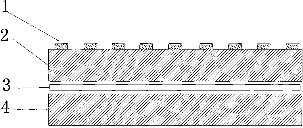 Antiskid glass and method of manufacture