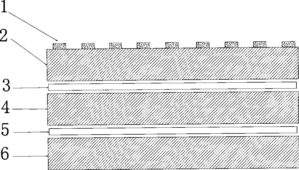 Antiskid glass and method of manufacture
