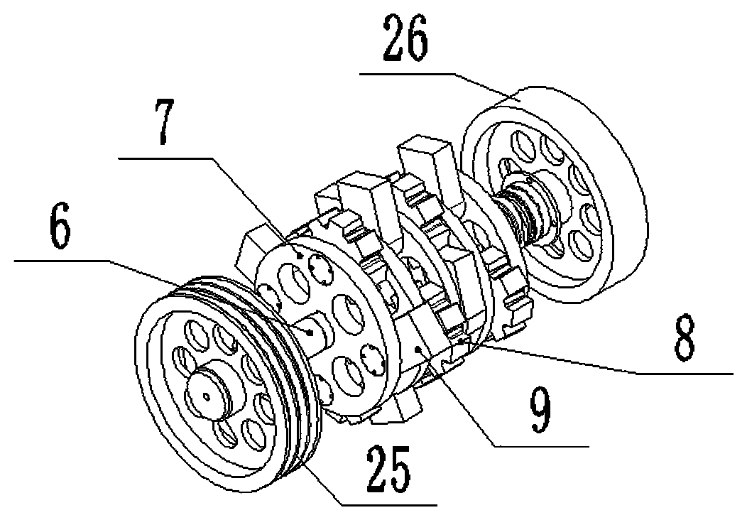 A hammer-cut crushing device for pipeline transportation of solid waste and domestic waste