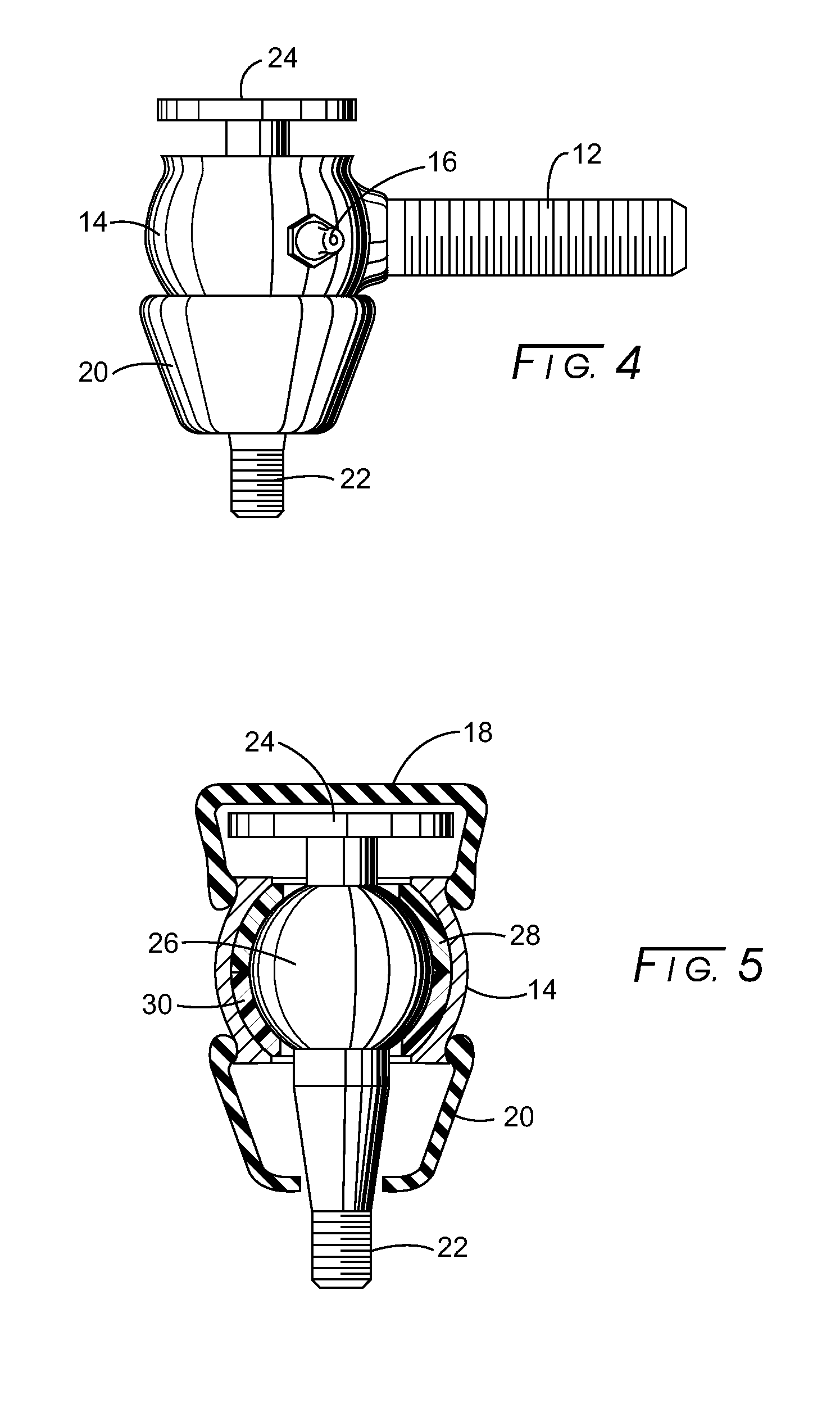 Tie rod assembly with integrated safety tip