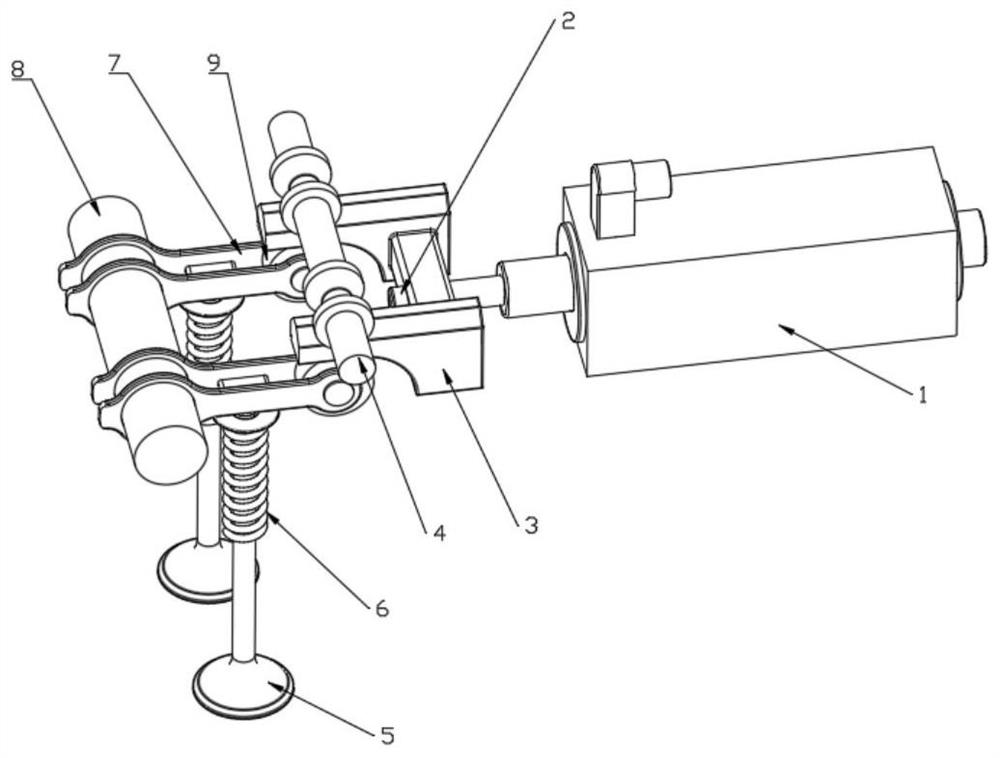 Continuous variable valve mechanism driven by linear motor