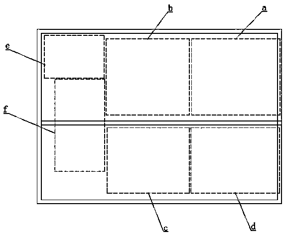 A four-station compact robot palletizing system