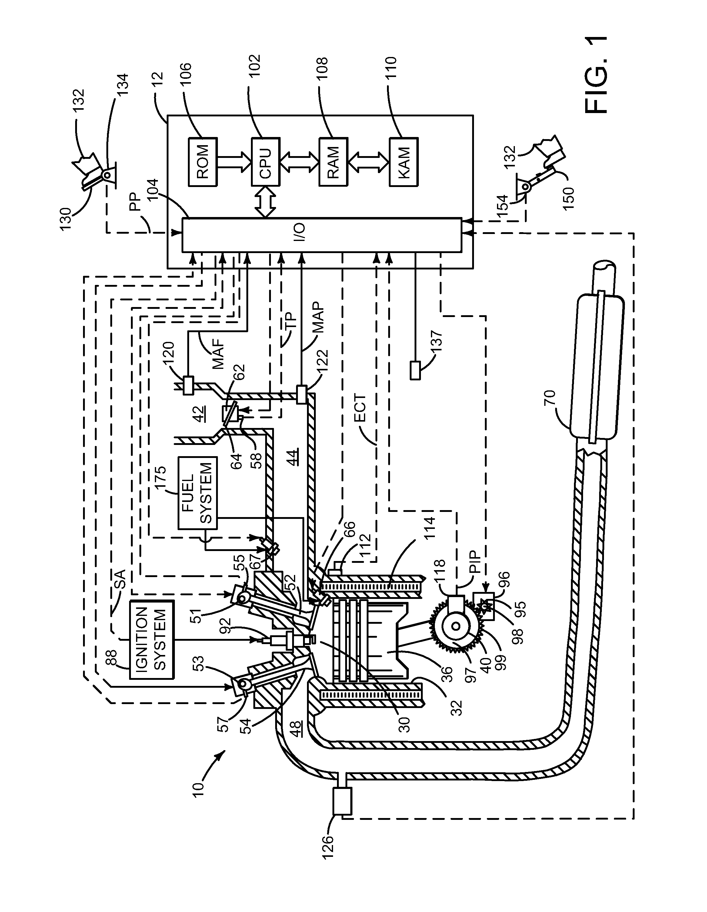 Fuel separation system for reducing parasitic losses