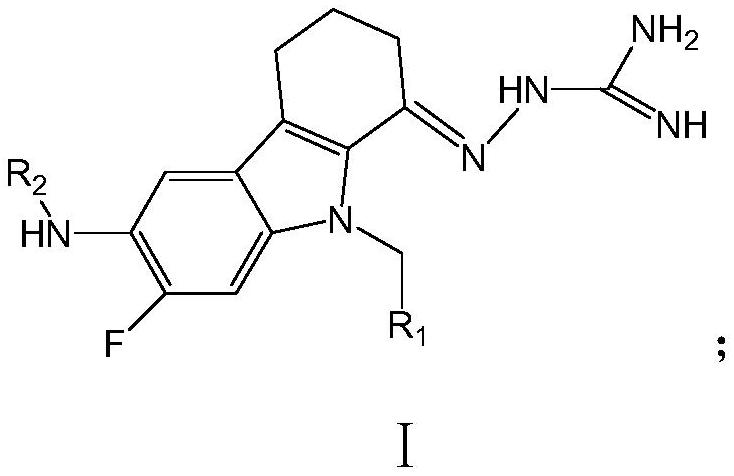 Tetrahydrocarbazole derivative as well as preparation method and application thereof