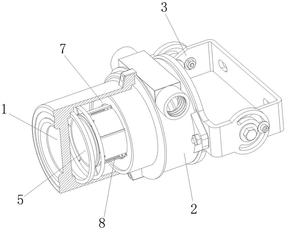 LED explosion-proof lighting lamp convenient to overhaul