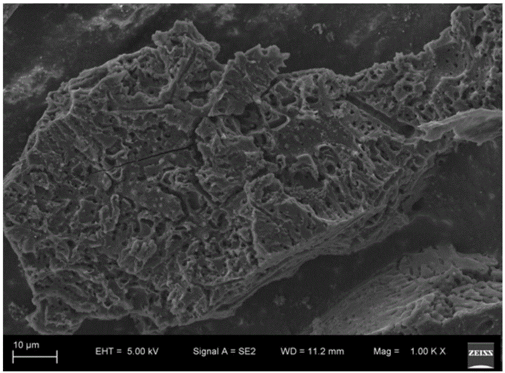 Biomass-based N, S and P-containing co-doped porous carbon and application thereof