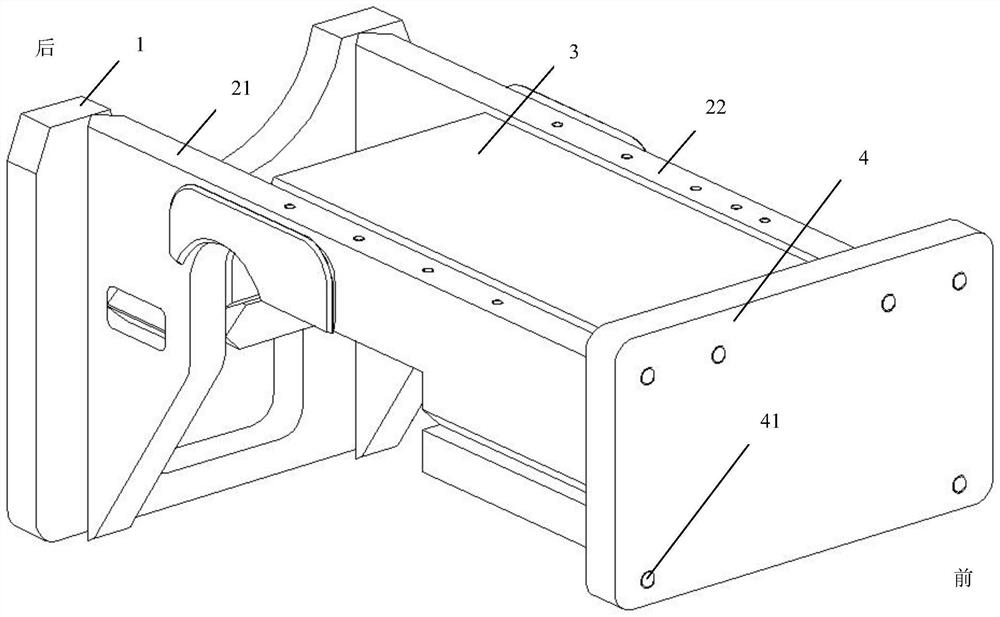 Front bracket, front bracket manufacturing method and tractor