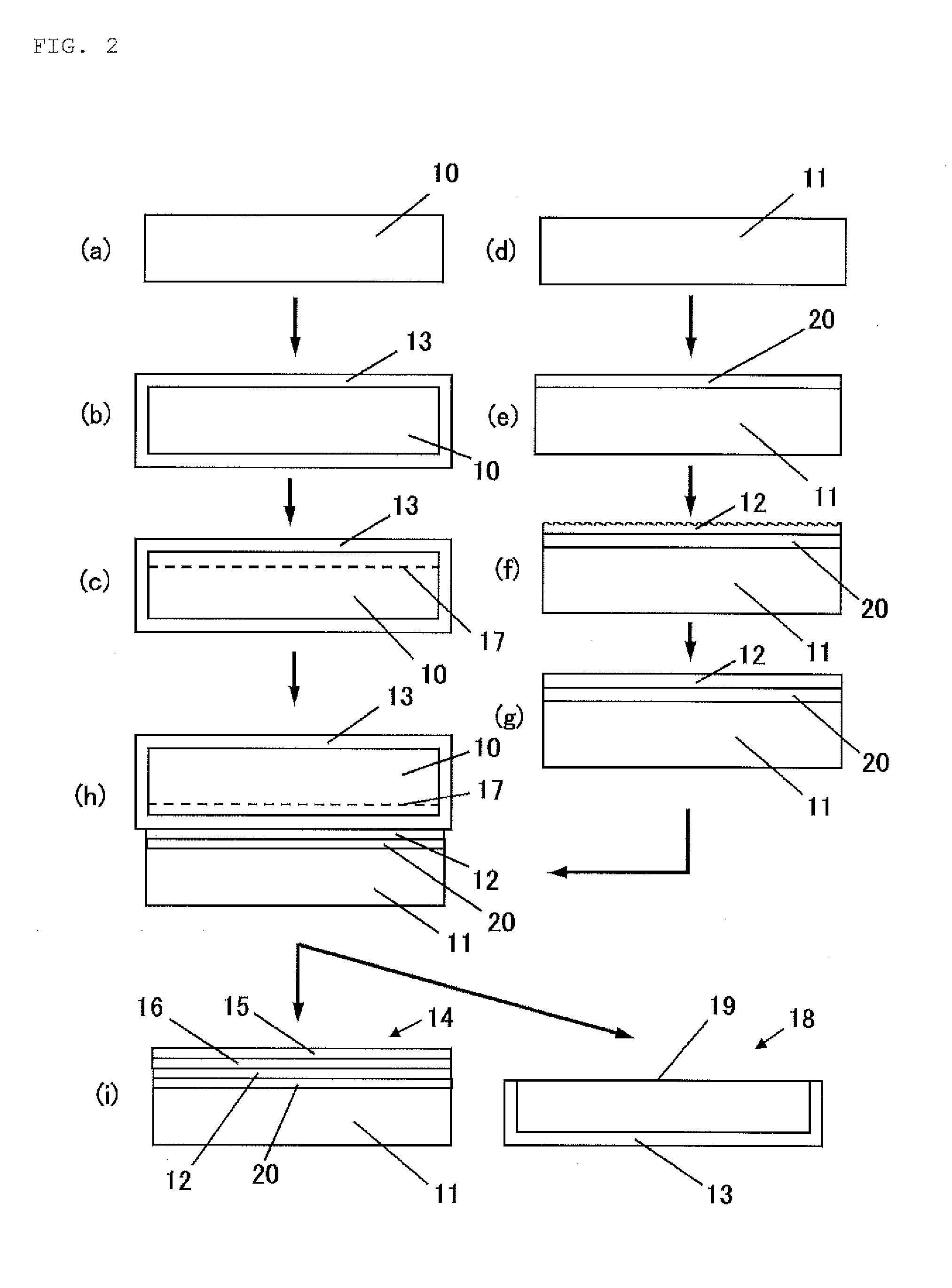 Method for manufacturing a bonded soi wafer and bonded soi wafer