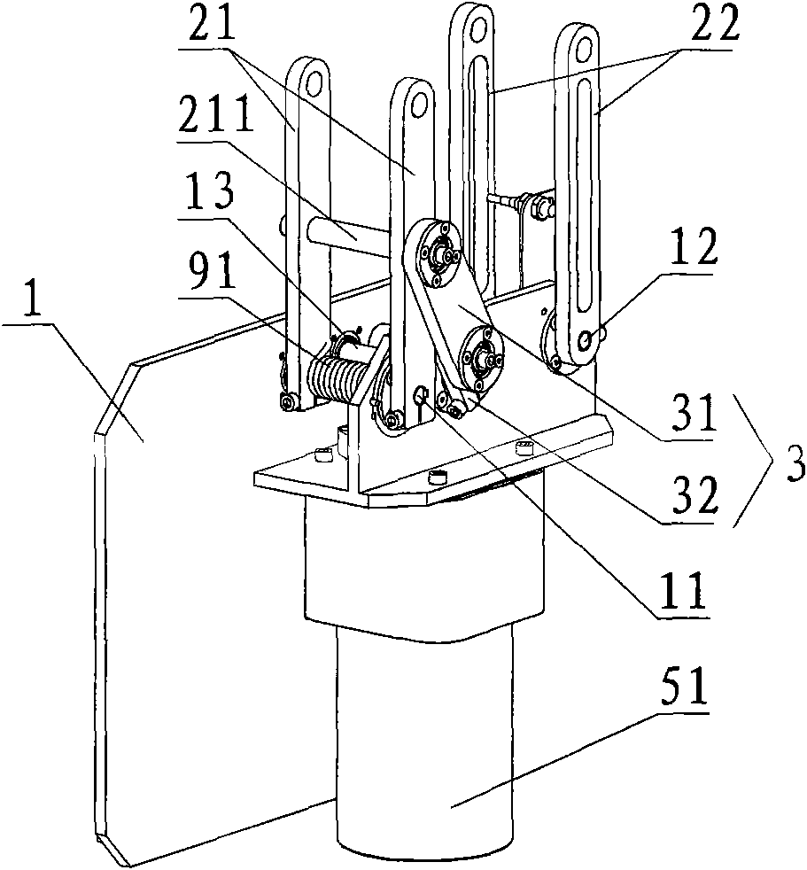 Automatic or semi-automatic pot turning device and cooking equipment applying same