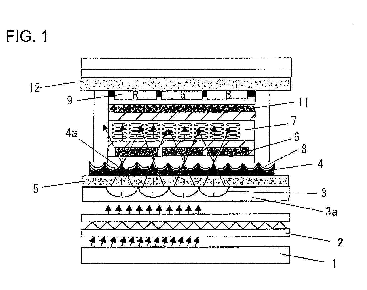 Method for producing apertures in a diffuse reflector layer having a metal reflection film
