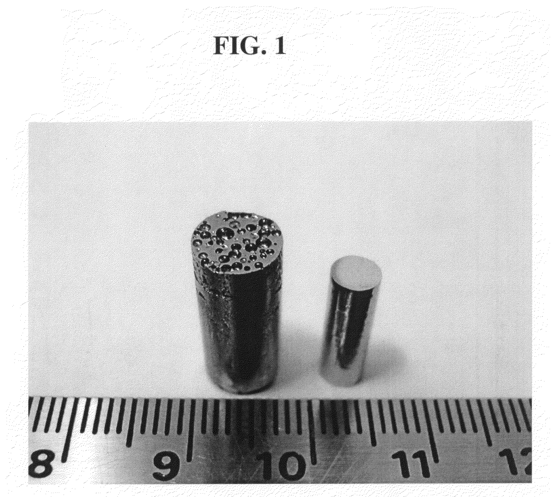 Amorphous fe and co based metallic foams and methods of producing the same
