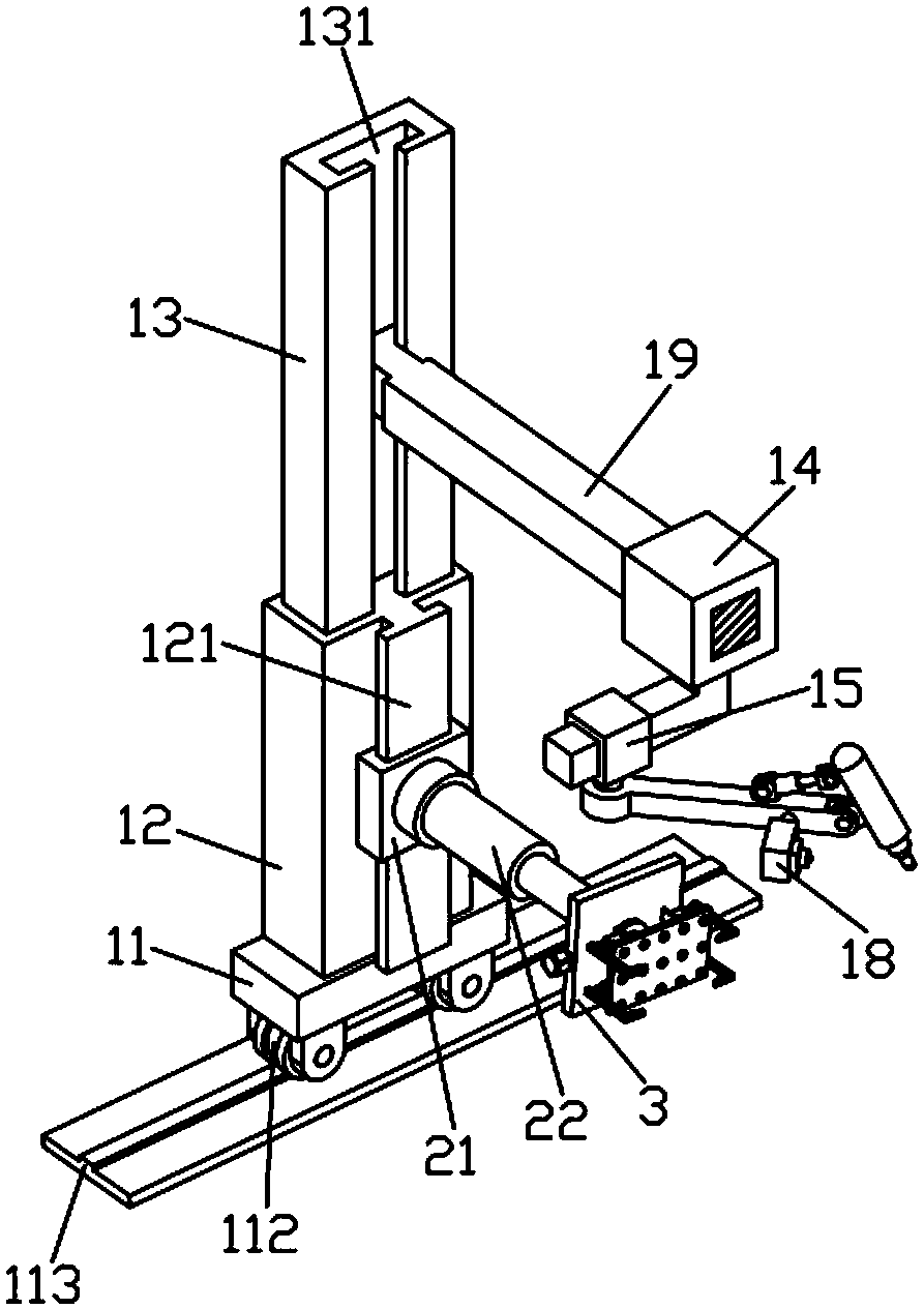 A complete set of welding robot and welding fixture