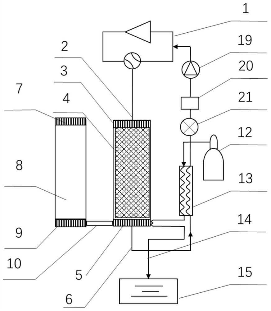 Efficient liquefaction system of regenerative refrigerator adopting direct currents