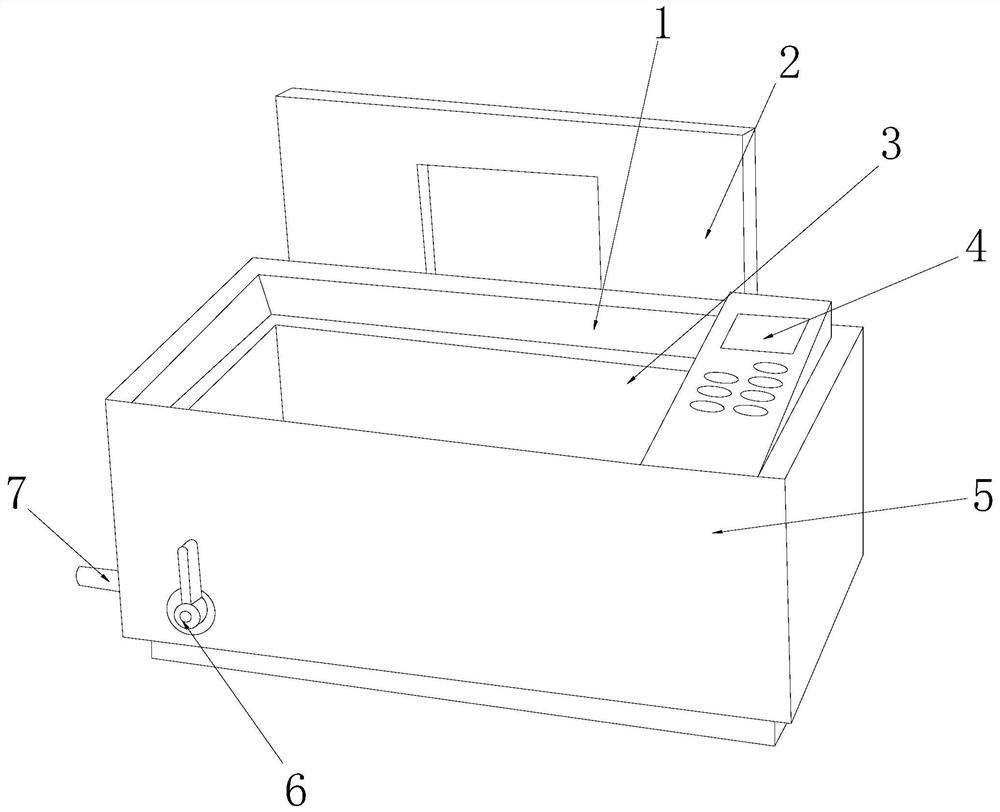 A hardware component cleaning device