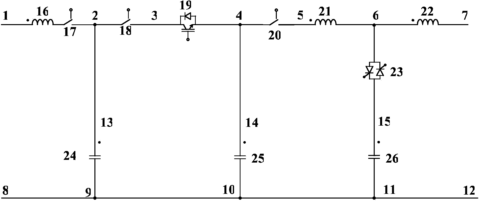 Mixed type direct current breaker