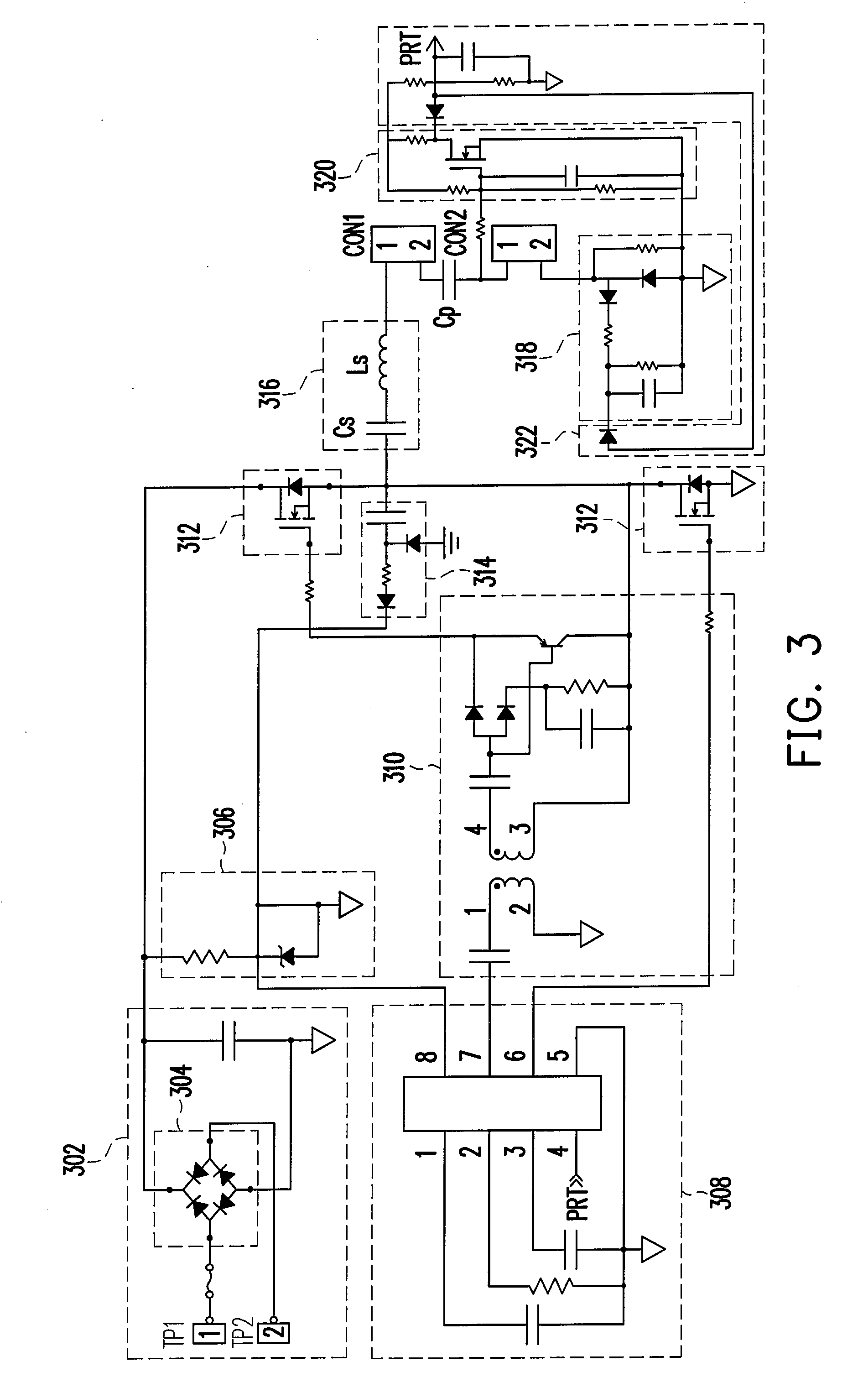 Electronic ballast and method for driving fluorescent lamp