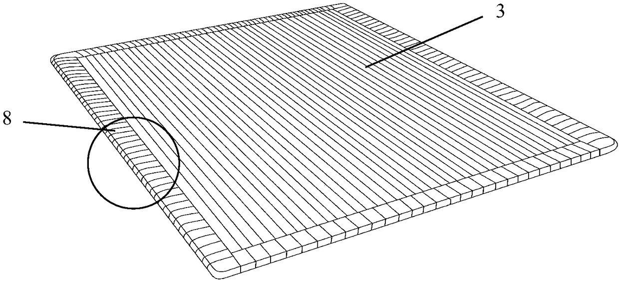 Palm fiber mattress