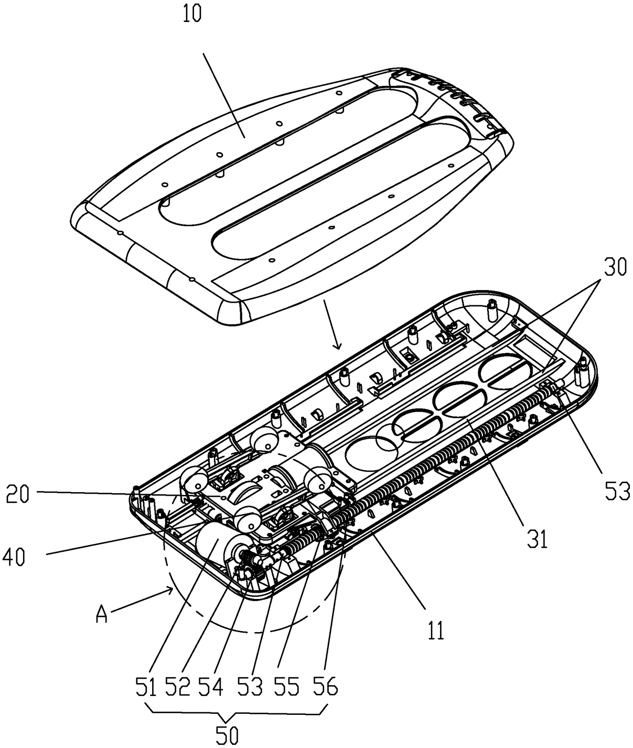 Length-changeable electric massager