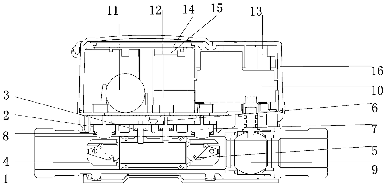 Integrated intelligent algorithm and internet-of-things intelligent water meter with multiple communication modes