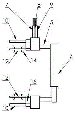 Automatic electric pole climbing mechanism