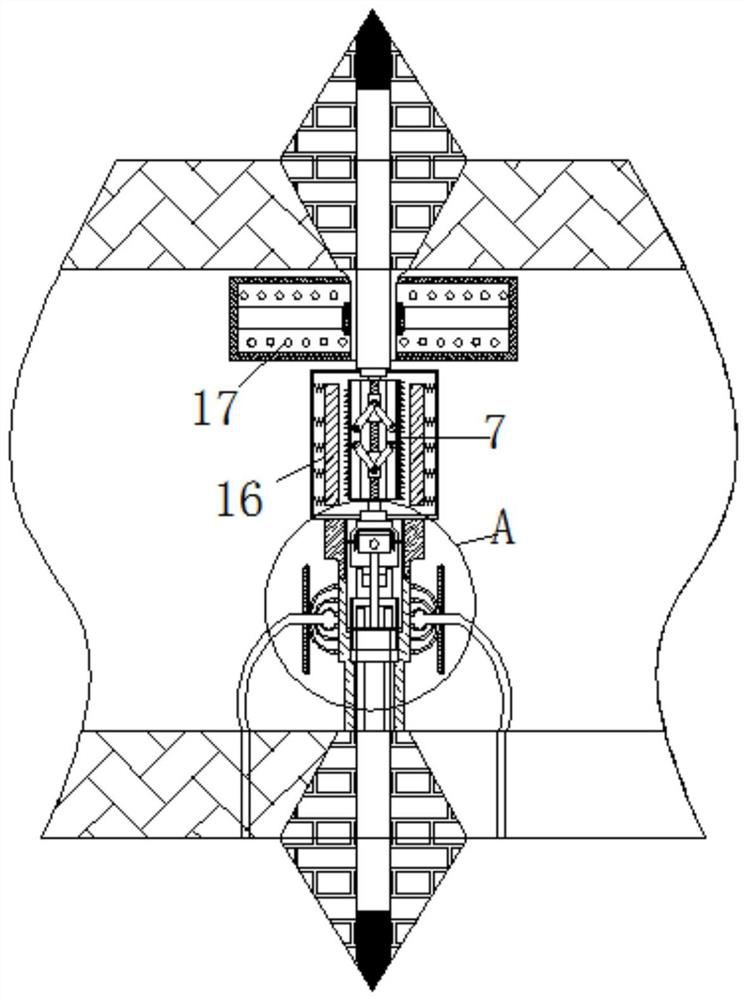 Auxiliary crushing equipment for crushing coal briquettes and enabling crushing state to be visually seen