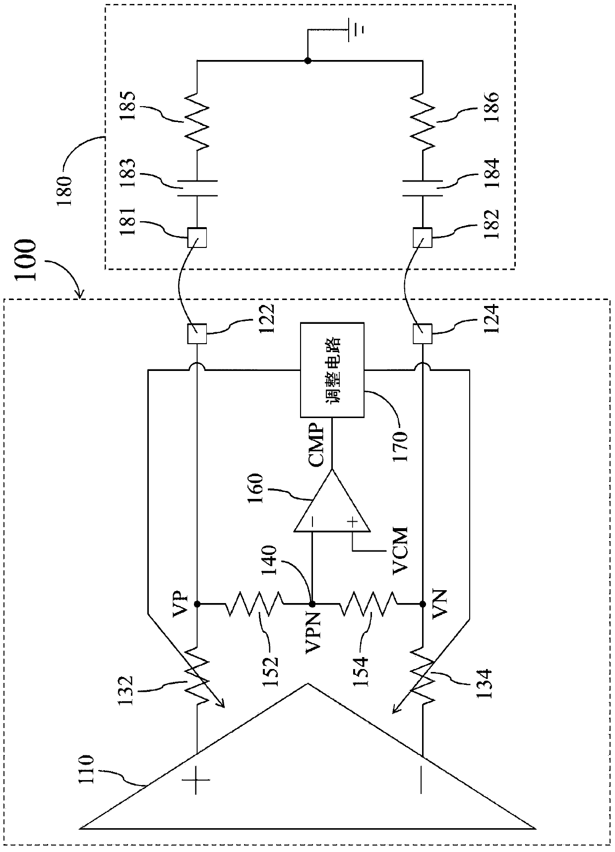 Transmission line driver circuit for adaptive correction of impedance matching