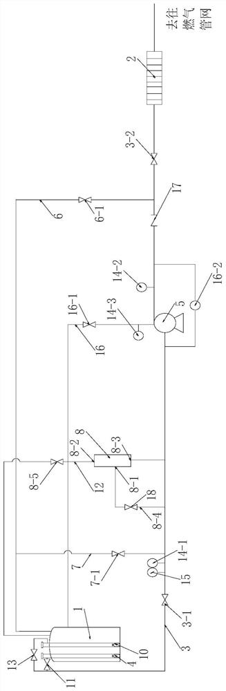 A pump relay mode output system and method for LNG peak regulation