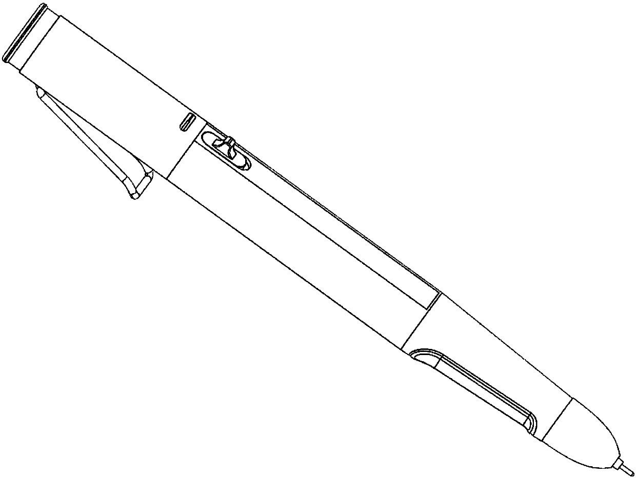 Portable pressure-sensitive scanning and projecting pen