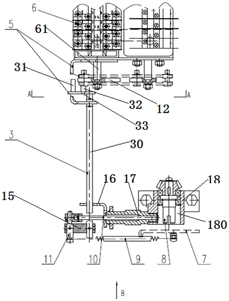Manual operating device for opening and closing of electrical switches