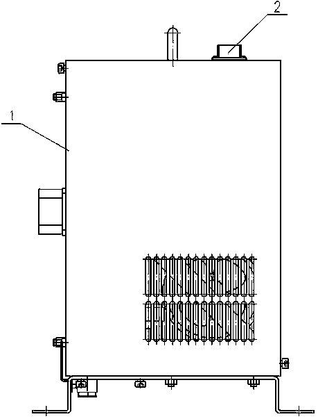 Urban rail electric pantograph lifting control device