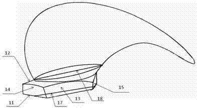 Propeller with combined continuous fiber reinforced composite blades for ship