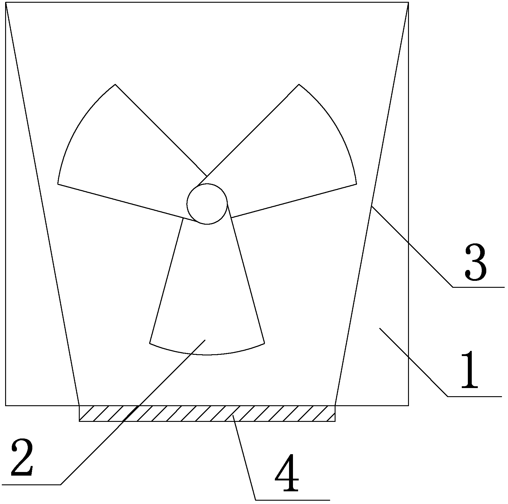 Air exhausting dust removing device